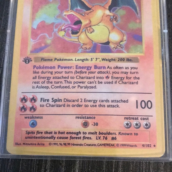 1stED Base Set Shadowless Charizard HOLY GRAIL - Picture 3 of 6